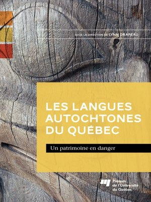 cover image of Les langues autochtones du Québec